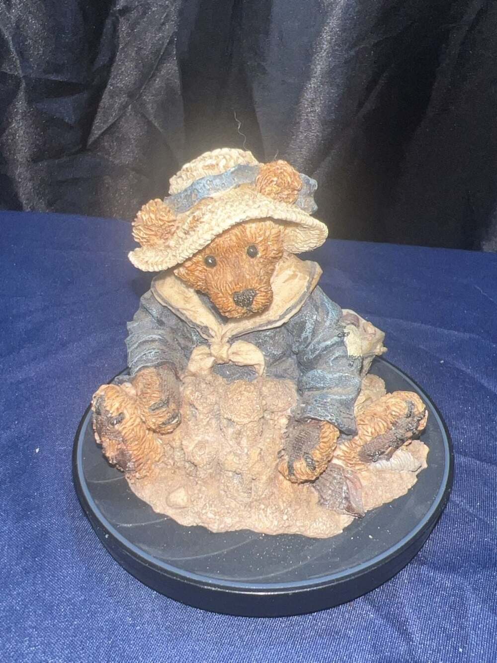 NIB Wilson at the Beach Boyds Bears & Friends Bearstone W/ COA #20206 1993